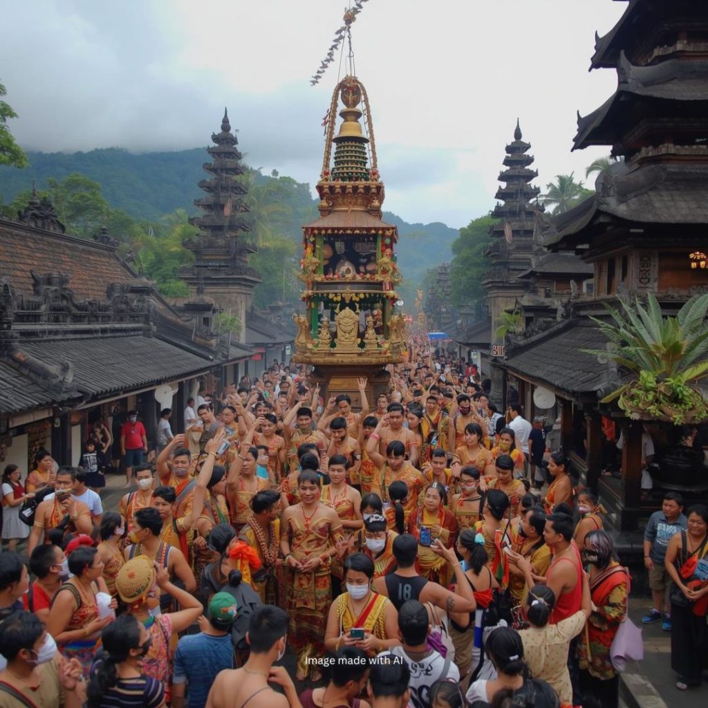 upacara pelebon bali