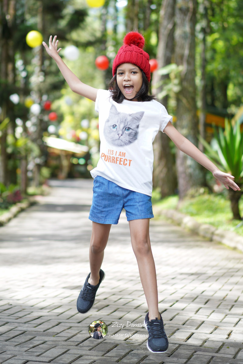 Ilustrasi anak beraktivitas fisik di Taman Safari Indonesia