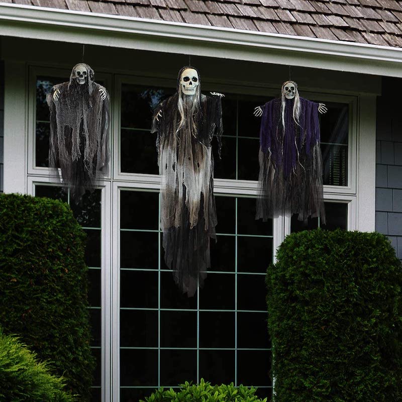 halloween skeleton ghosts