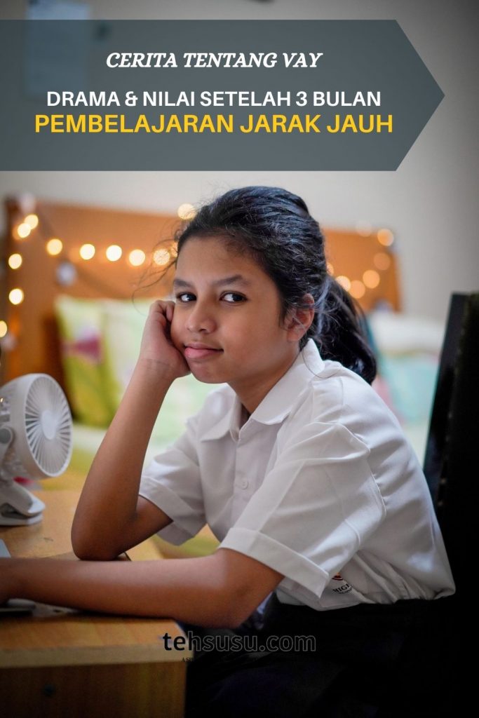 siswa saat pembelajaran jarak jauh