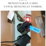 menandai tombol menggunakan label