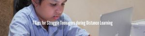 tips for teenagers during distance learning