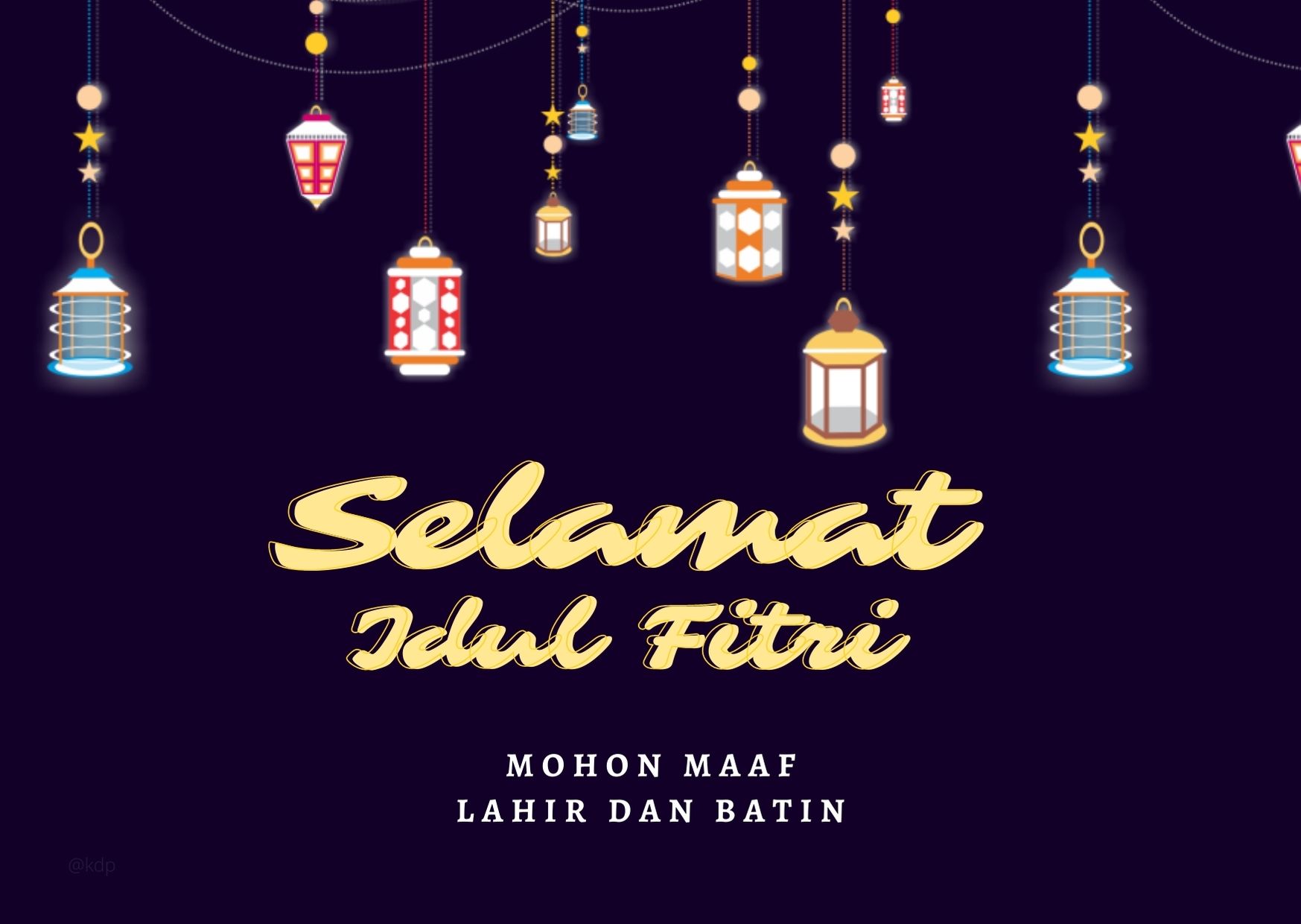 Kartu Ucapan Idul Fitri 1442 H Cocok Dikirim Via Whatsapp Life Parenting Travel Journal Mommy Blogger